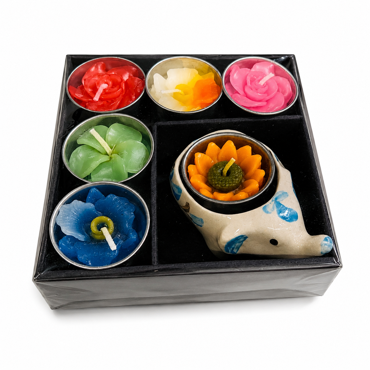 Tea light and holder