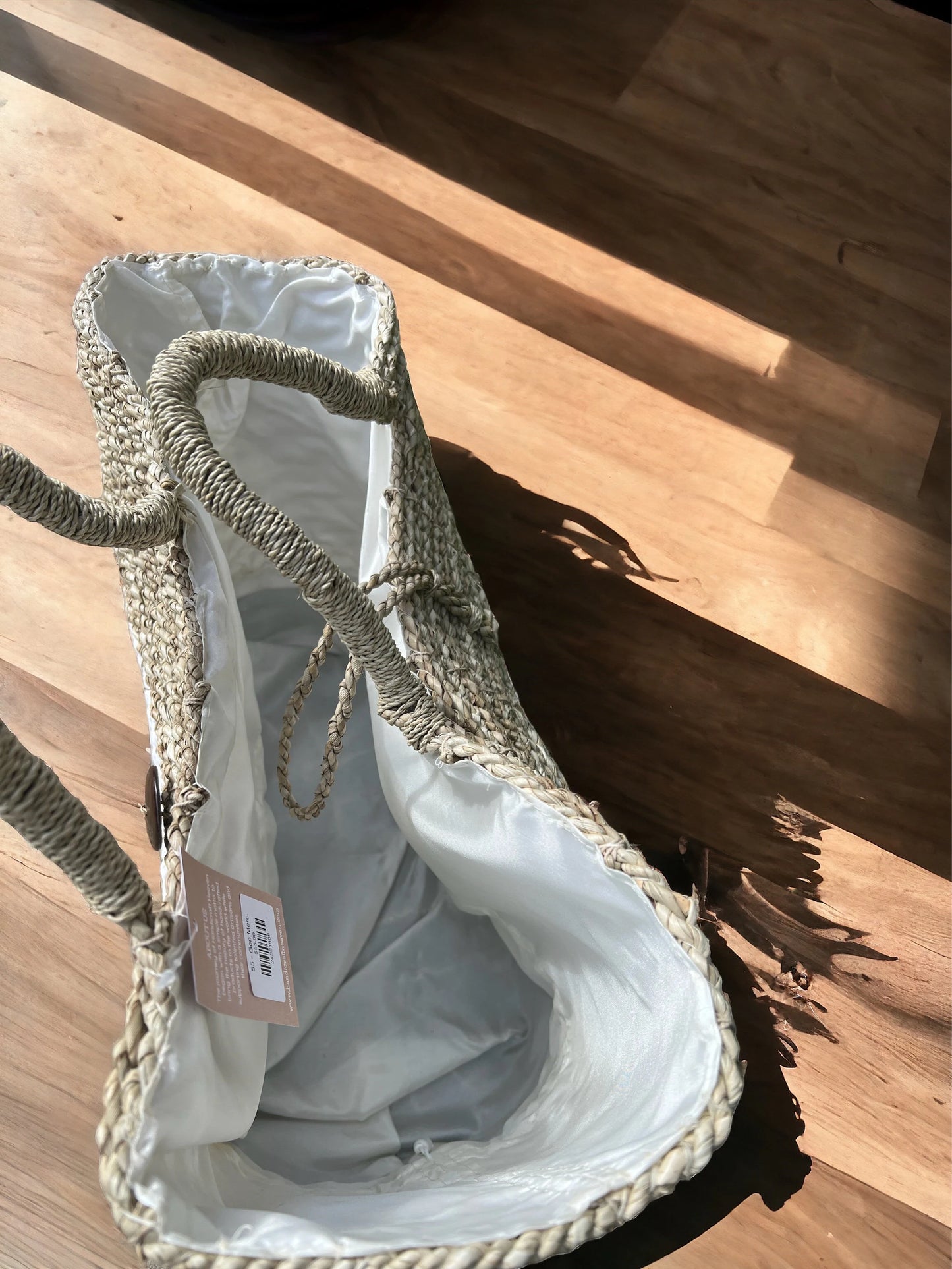 Handwoven Seagrass Beach Tote Bag, Color Block Basket Purse, Natural Fiber Summer Handbag, Coastal Boho Tote, Eco Friendly Gift