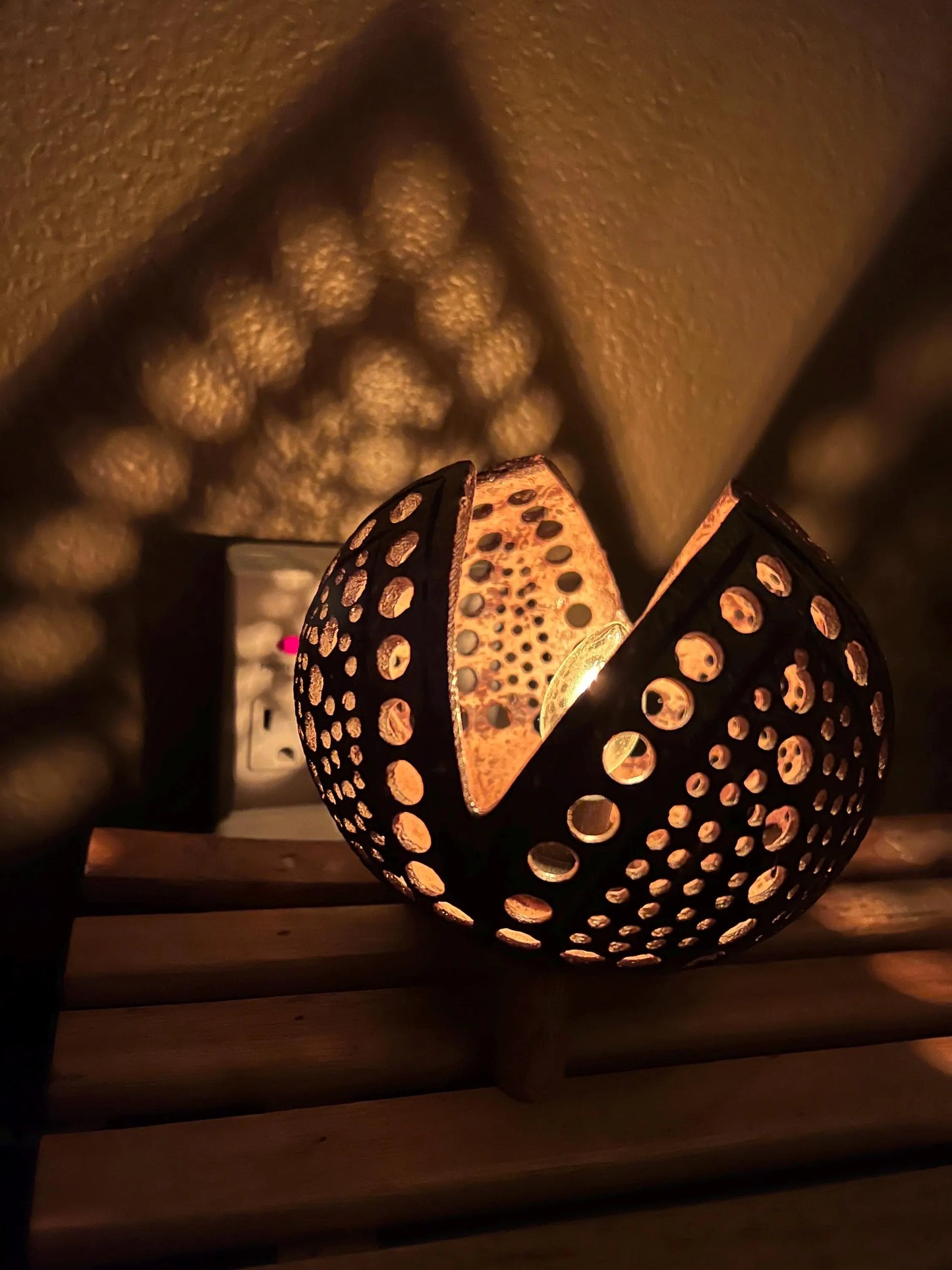 Coconut Shell Lamp