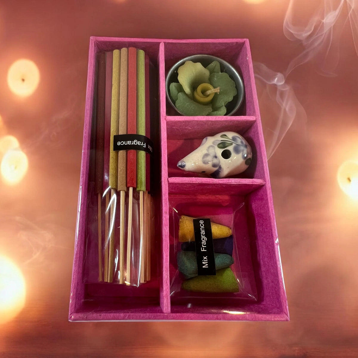 Tea light and holder