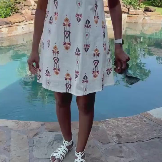 Video of wearing handmade beaded