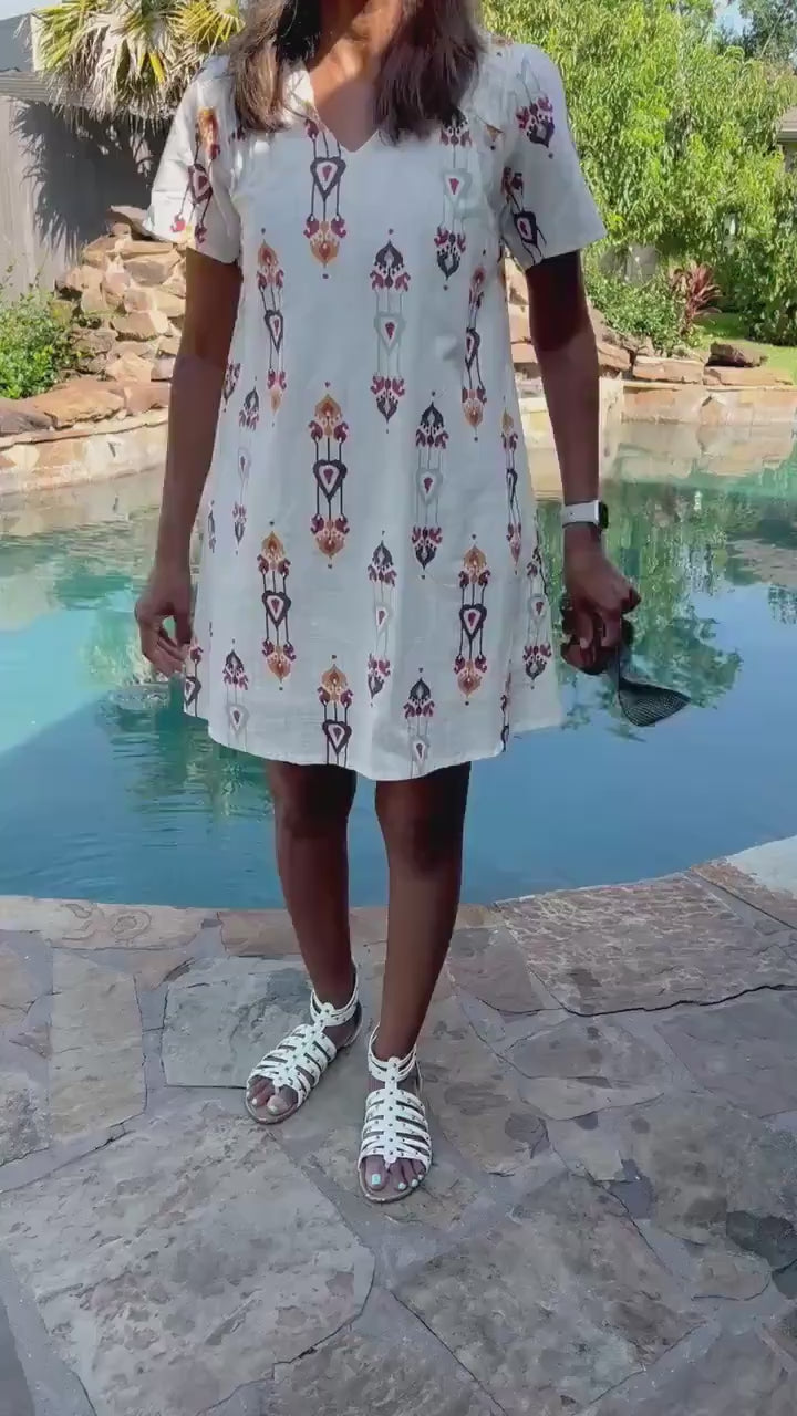 Video of wearing handmade beaded